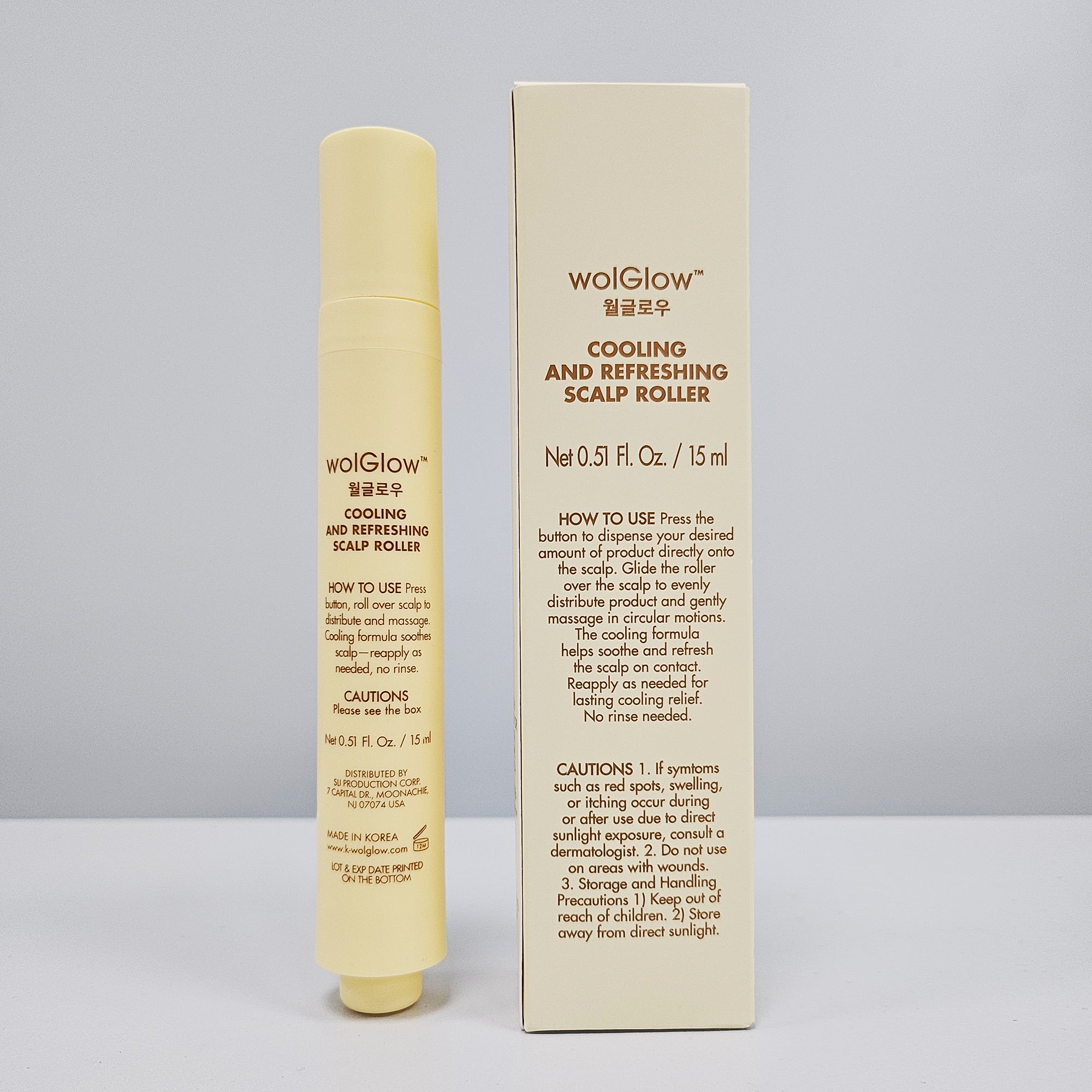 COOLING AND REFRESHING SCALP ROLLER